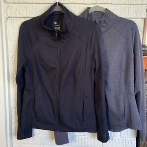 2 ALL IN MOTION athletic jackets, size, L and black or gray